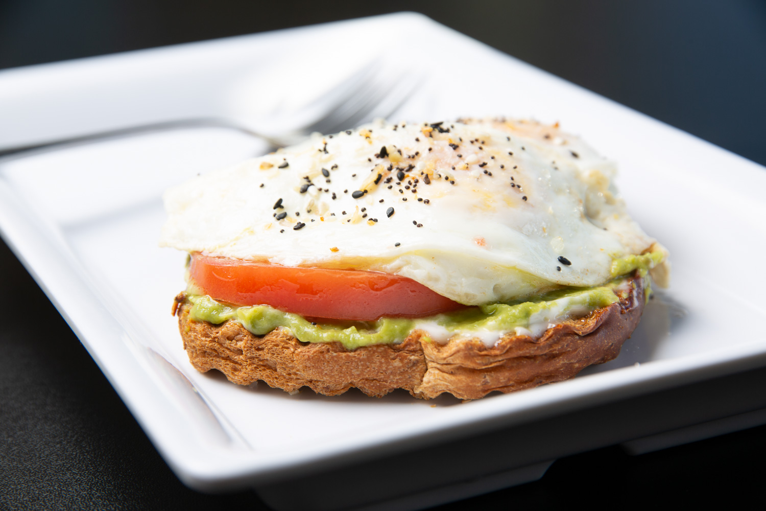 Quality homemade avocado toast breakfast at Jireh Cafe & Bakery restaurant in Montrose, Colorado